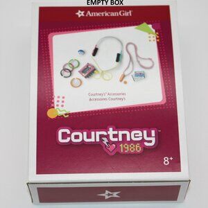 American Girl Courtney Moore 80's Theme Doll EMPTY Meet Accessories Box